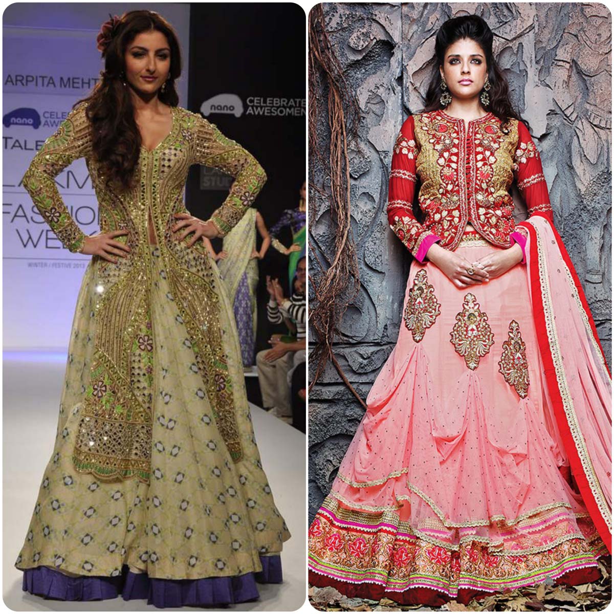 Latest Paksitani & Indian Ghagra Choli Dresses Designs Collection 2016-2017 | Stylo Planet