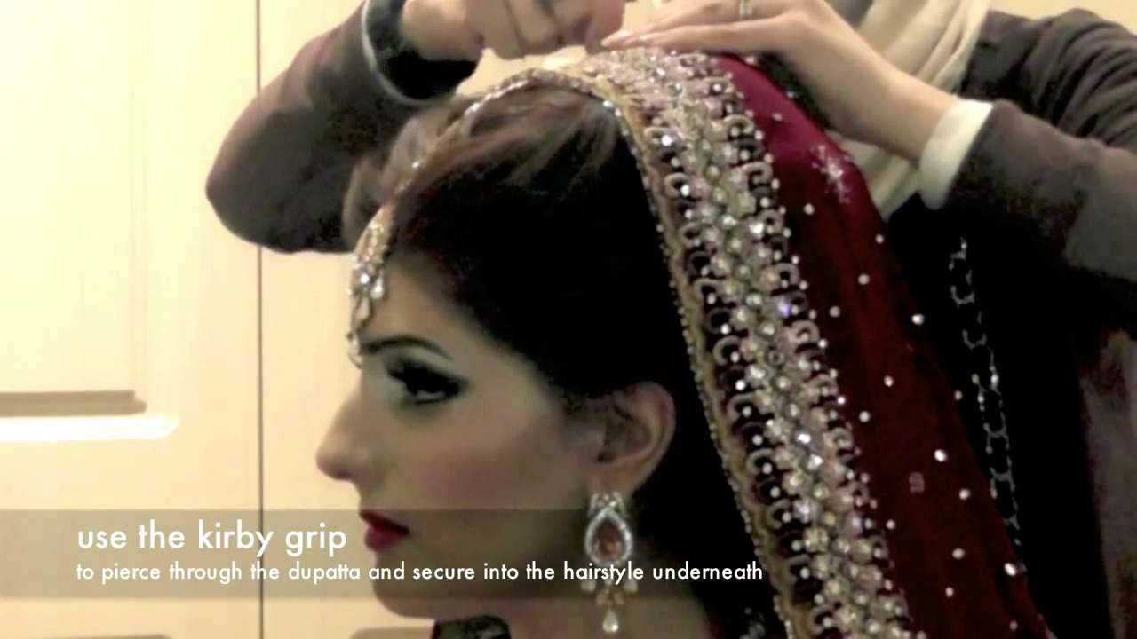 How To Set Bridal Dupatta Draping Style of Bridal Dupatta (26)
