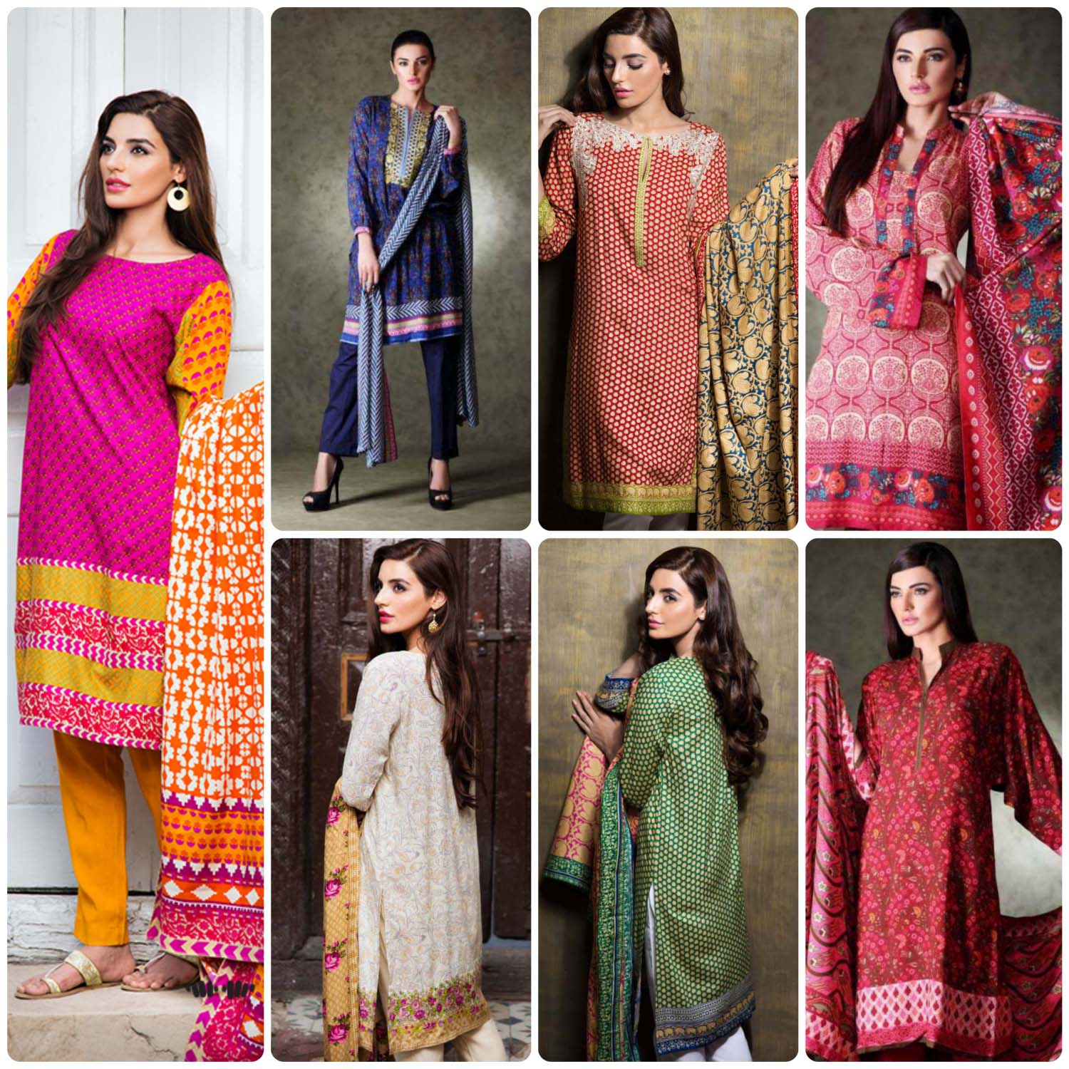 Khaadi New Printed And Embroidered Linen Collection 2015-2016