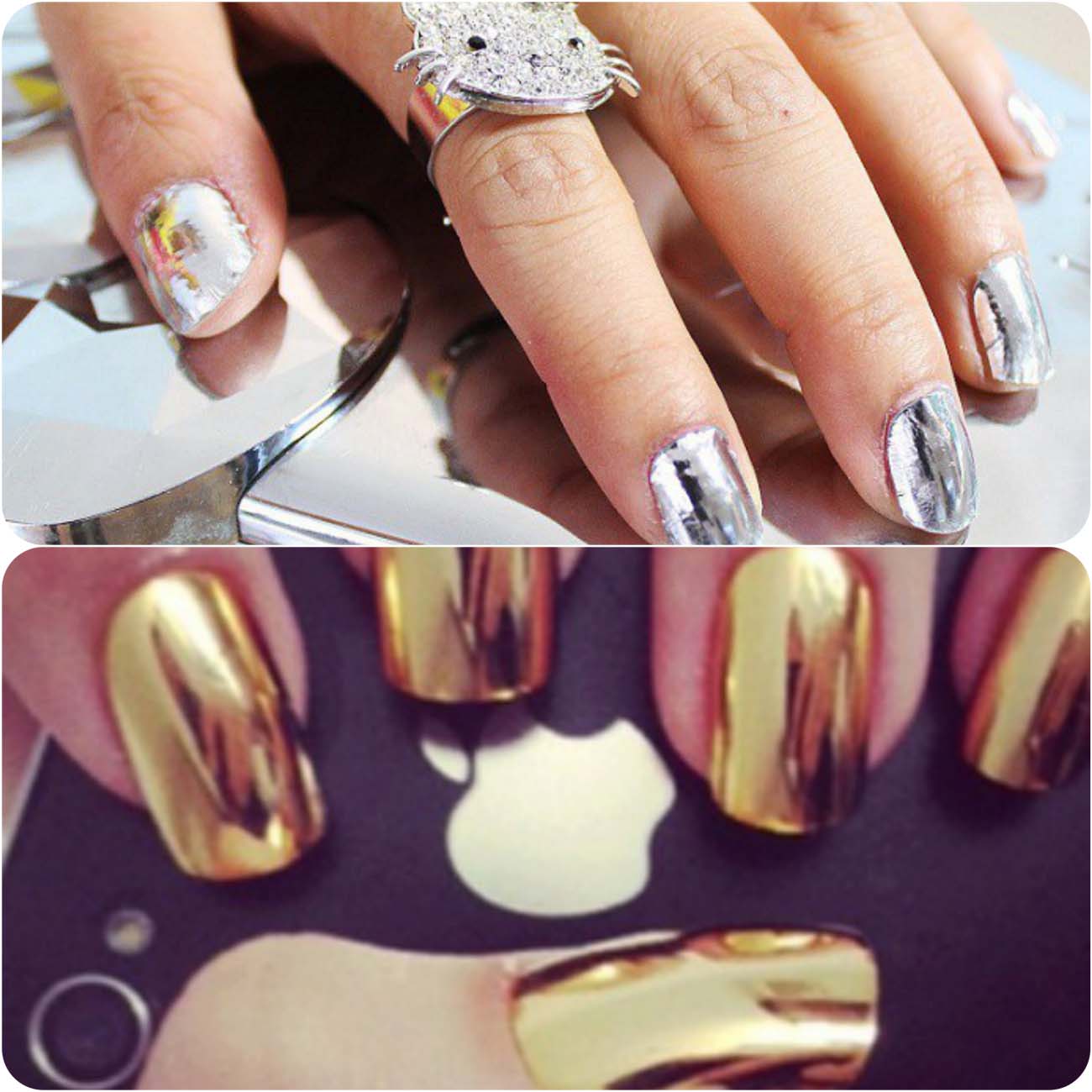 Best Dazzling Reflecting Nail Art Designs For Girls....styloplanet (15)
