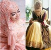 Latest Bridal Hijab Dresses Designs & Styles Collection 2016-2017…styloplanet (6)