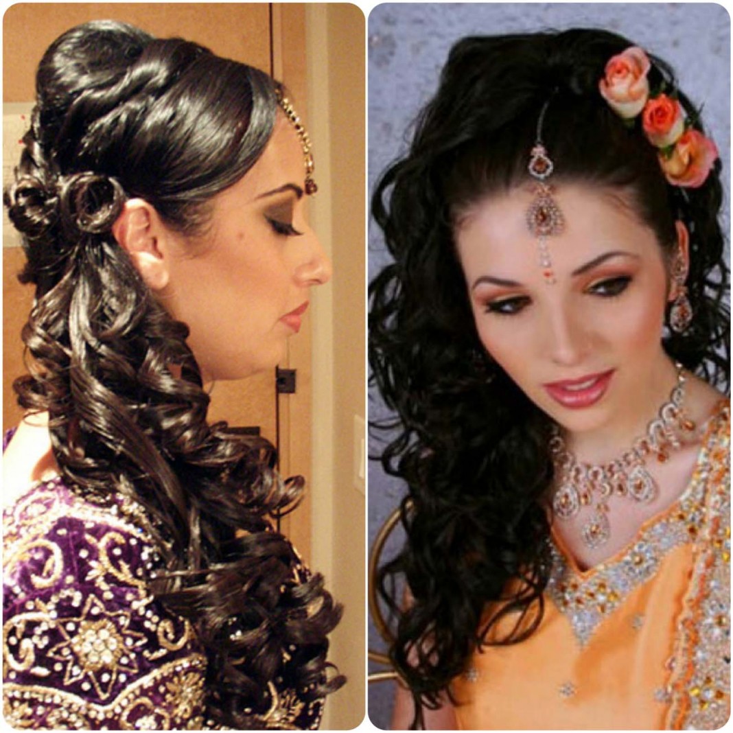 Indian Wedding Hairstyles For Brides 2017-2018 | Stylo Planet