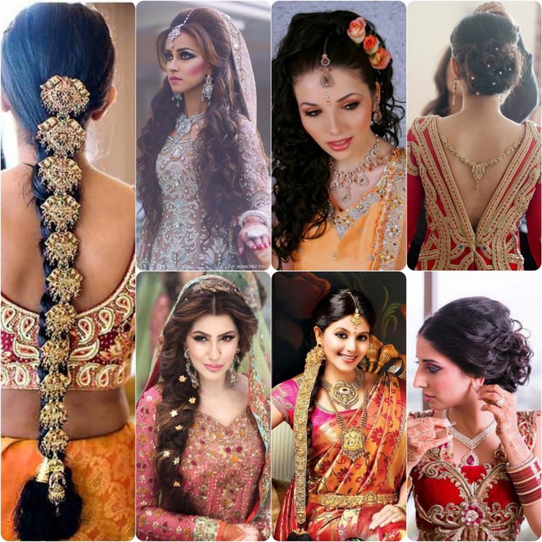 Indian Wedding Hairstyles For Brides 2017-2018