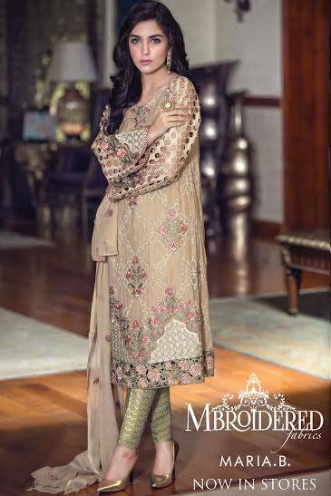 Maria. b Latest Embroidered Luxury Dresses Collection 2016-2017...styloplanet (4)