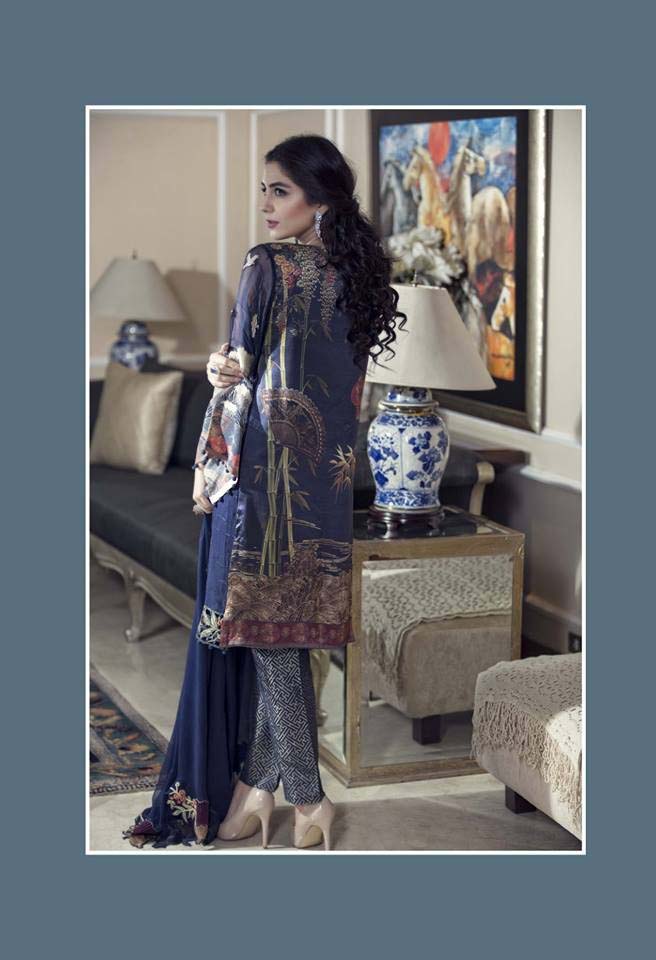 Maria. b Latest Embroidered Luxury Dresses Collection 2016-2017...styloplanet (8)