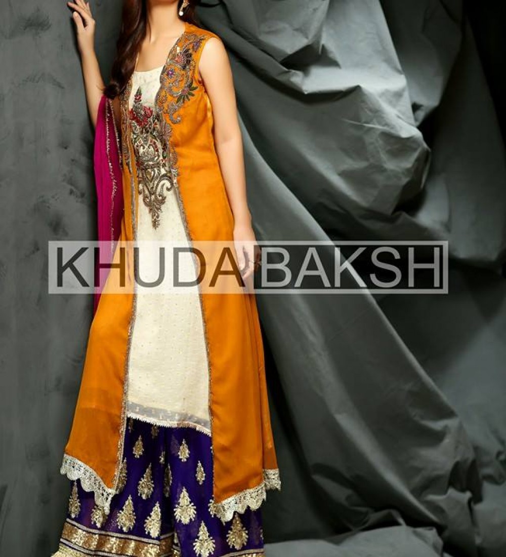 Khuda Baksh Latest Party Wear Collection For Women 2016-2017 (3)