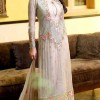 Latest Embroidered Party Wear Shirts With Trousers Designs Collection 2016-2107 (9)