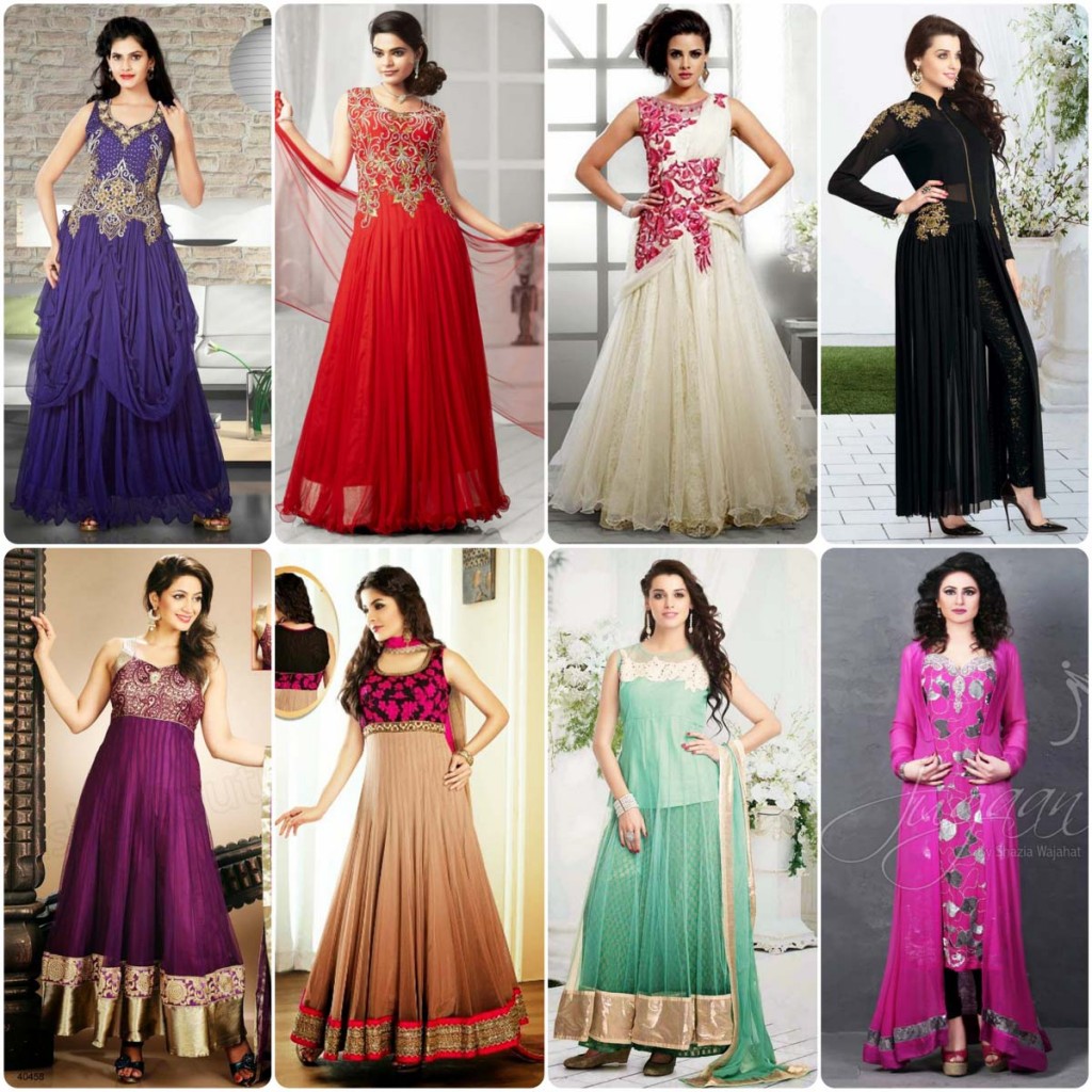Pakistani & Indian Party Wear Designer Dresses For Women 2016-2017 