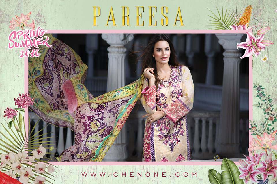 Pareesa By Chen One Spring Summer Lawn Collection 2016-2017 (13)
