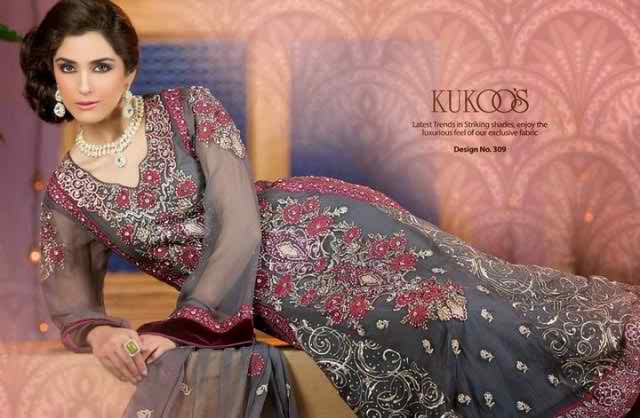 Party Wear & Wedding Wear Frocks Collection For Girls 2016-2017