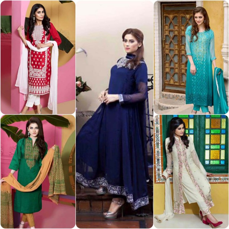 Sha Posh Embroidered Casual and Formal Dresses Collection 2016-2017