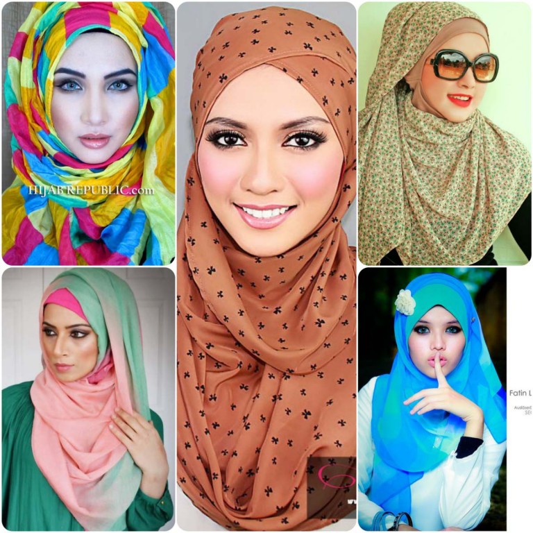cara pakai modern hijab styles