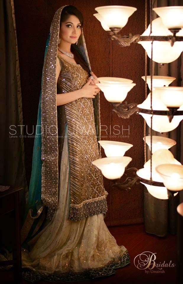 Stylish Walima Dresses For Wedding Pakistani Brides 2016-2017