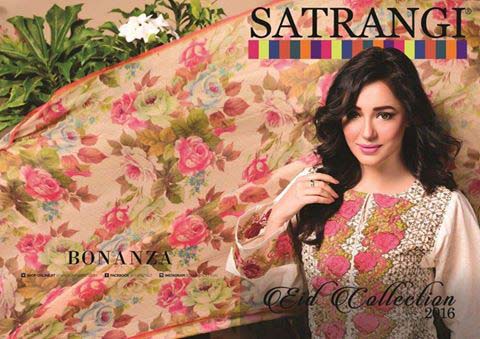 Bonanza Satrangi Lawn Eid Dresses Collection 2016 (12)
