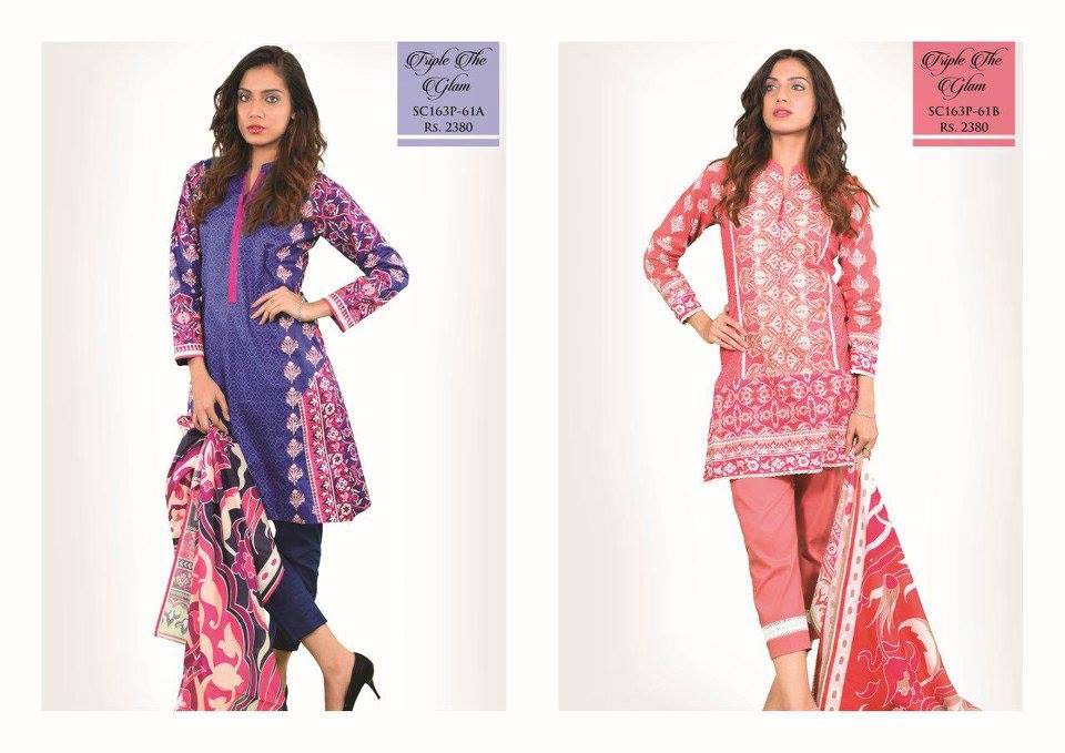 Bonanza Satrangi Lawn Eid Dresses Collection 2016 (6)