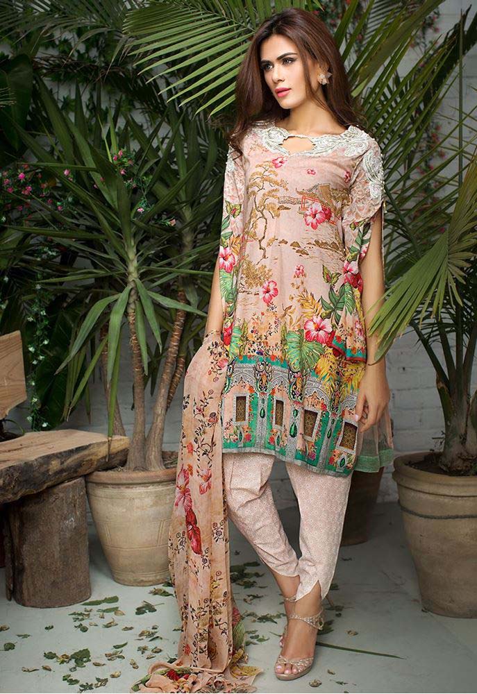 Cross Stitch Summer Eid Dresses Collection for Women 2016 (2)