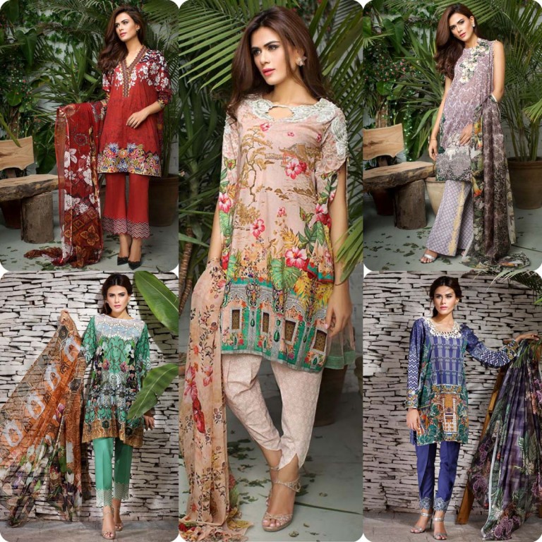 Cross Stitch Summer Eid Dresses Collection for Women 2016