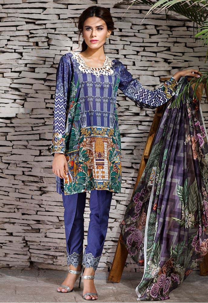 Cross Stitch Summer Eid Dresses Collection for Women 2016 (5)