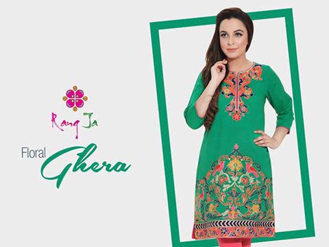 Rang Ja Floral Ghera Dress 2016