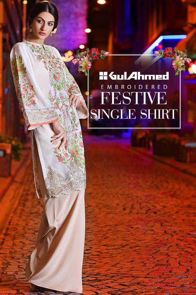 Gul Ahmed Festive Eid 2016 Embroidered Singles Collection (14)