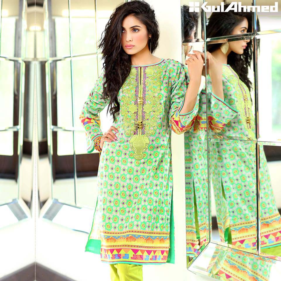 Gul Ahmed Festive Eid 2016 Embroidered Singles Collection (8)