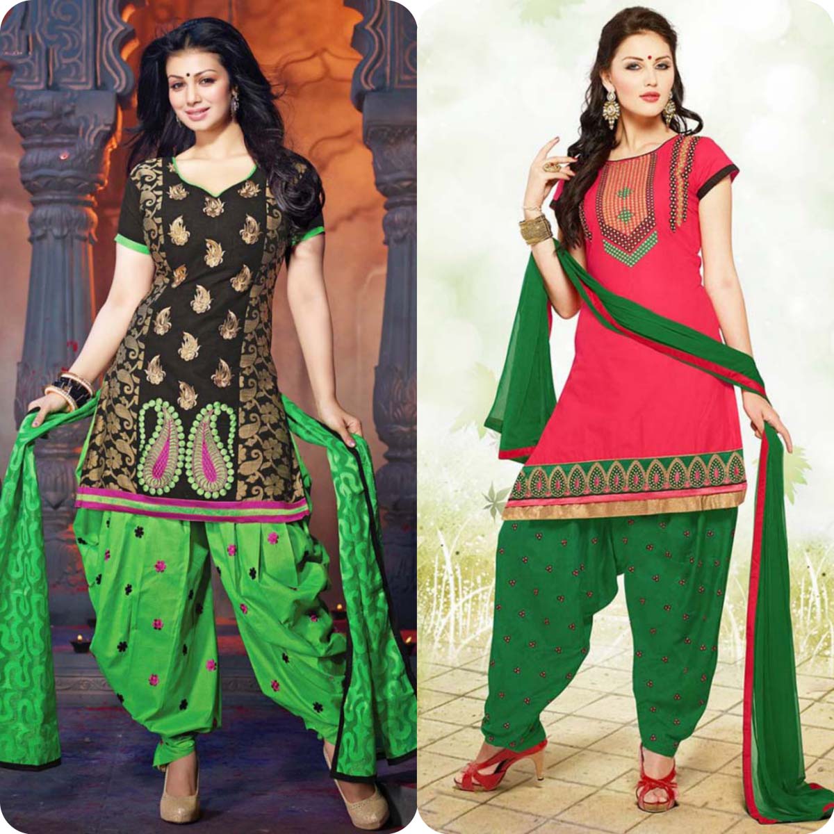 Latest Pakistani and Indian Patiala Shalwar Kameez Suits Designs (11)