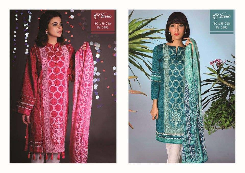 Strangi Eid Collection 2016- 3 piece suit with Chiffon Dupatta by Bonanza (13)