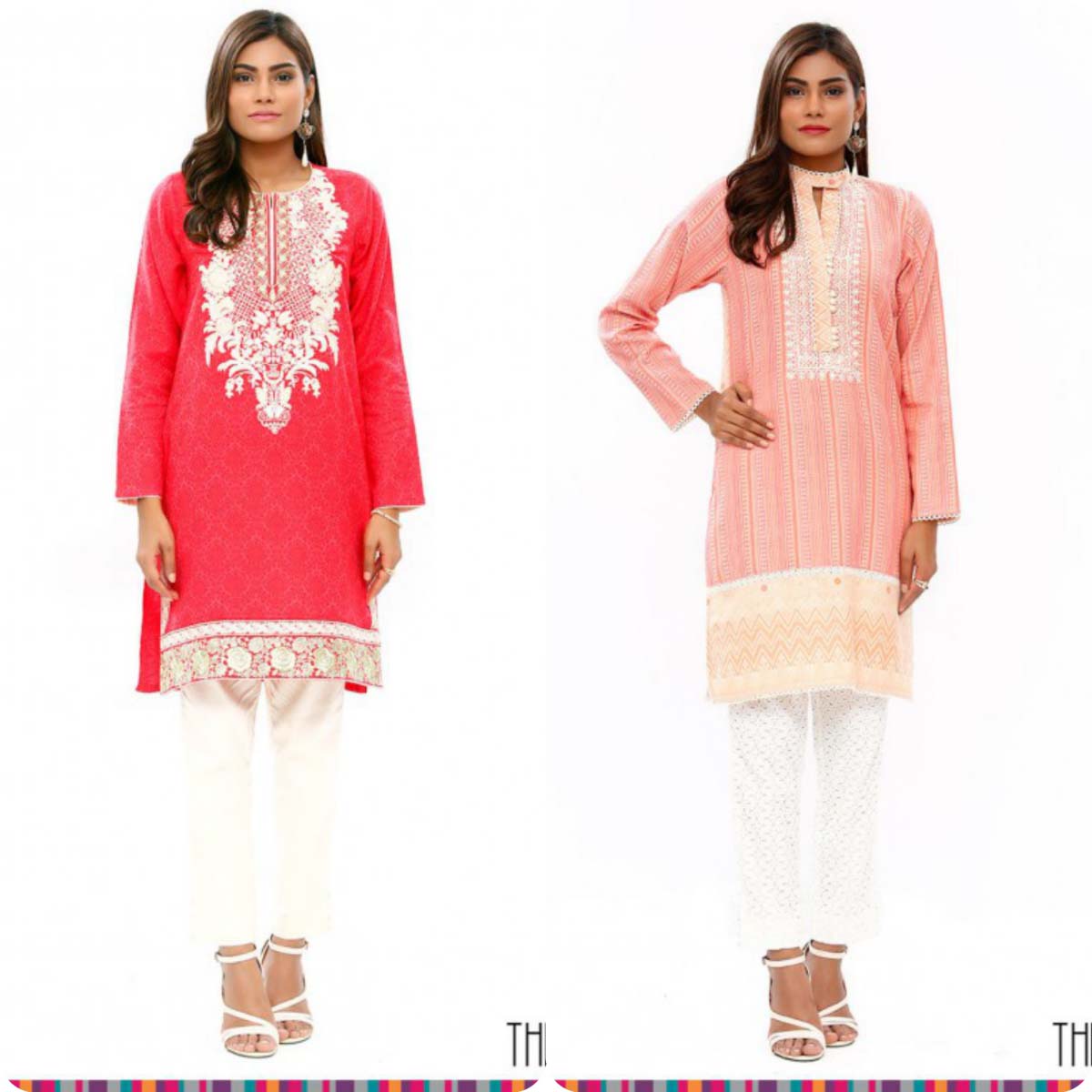 Stylish Embroidered Eid KurtisTunics for Girls By THREDZ 2016-2016 Complete Look-Book (1)