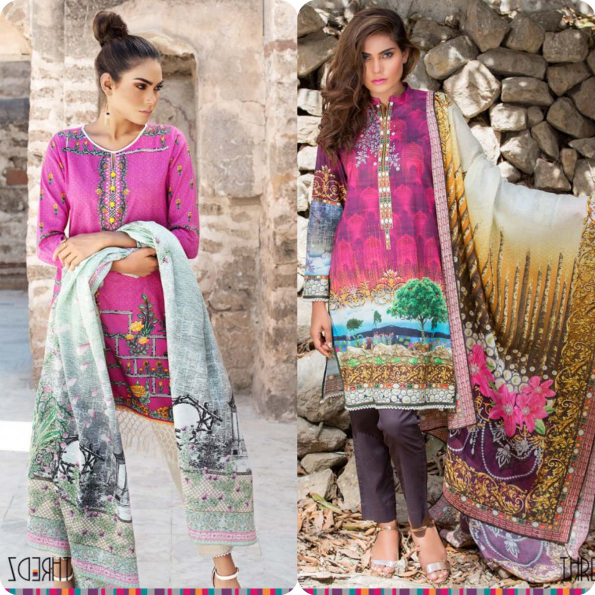 Stylish Embroidered Eid KurtisTunics for Girls By THREDZ 2016-2016 Complete Look-Book (5)