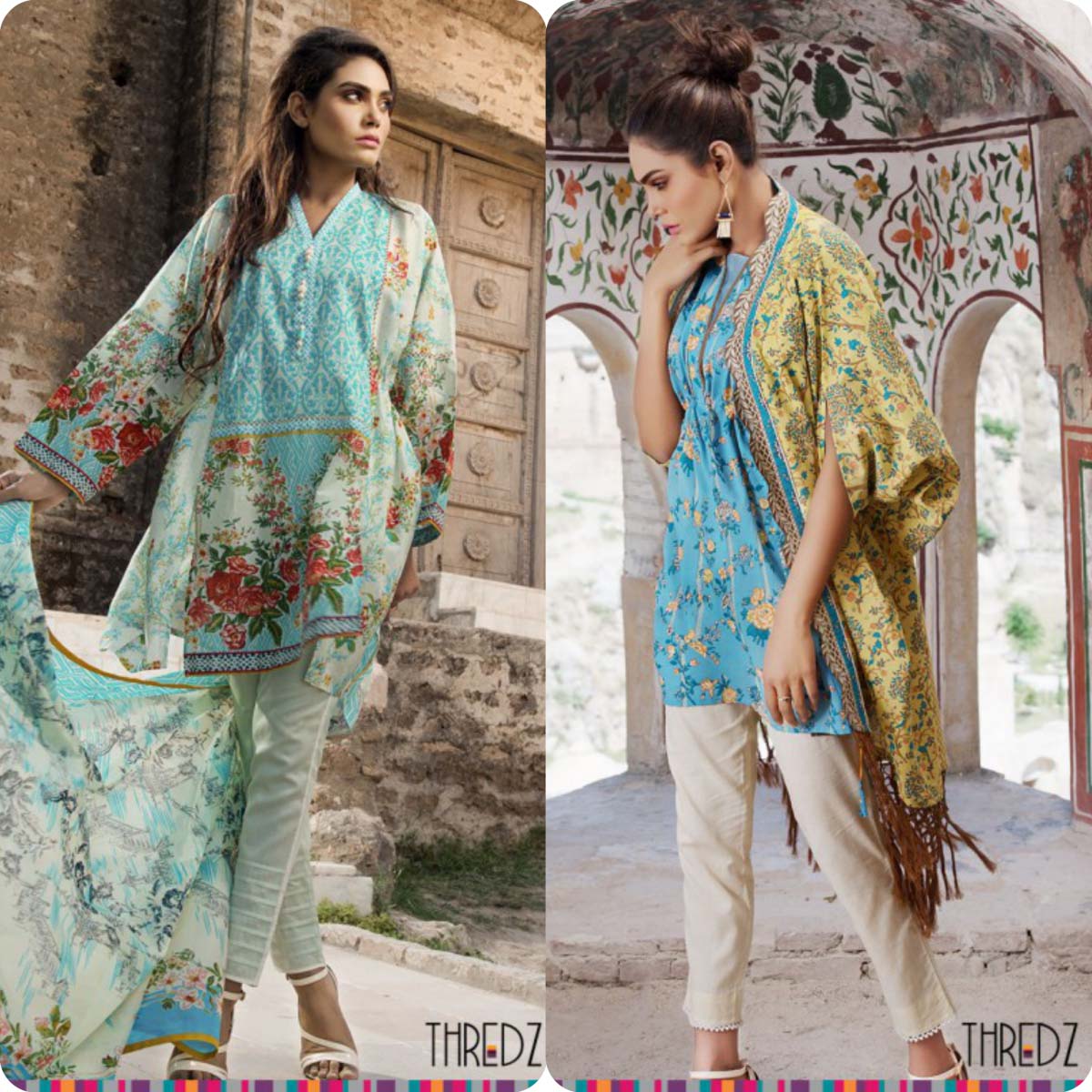 Stylish Embroidered Eid KurtisTunics for Girls By THREDZ 2016-2016 Complete Look-Book (8)