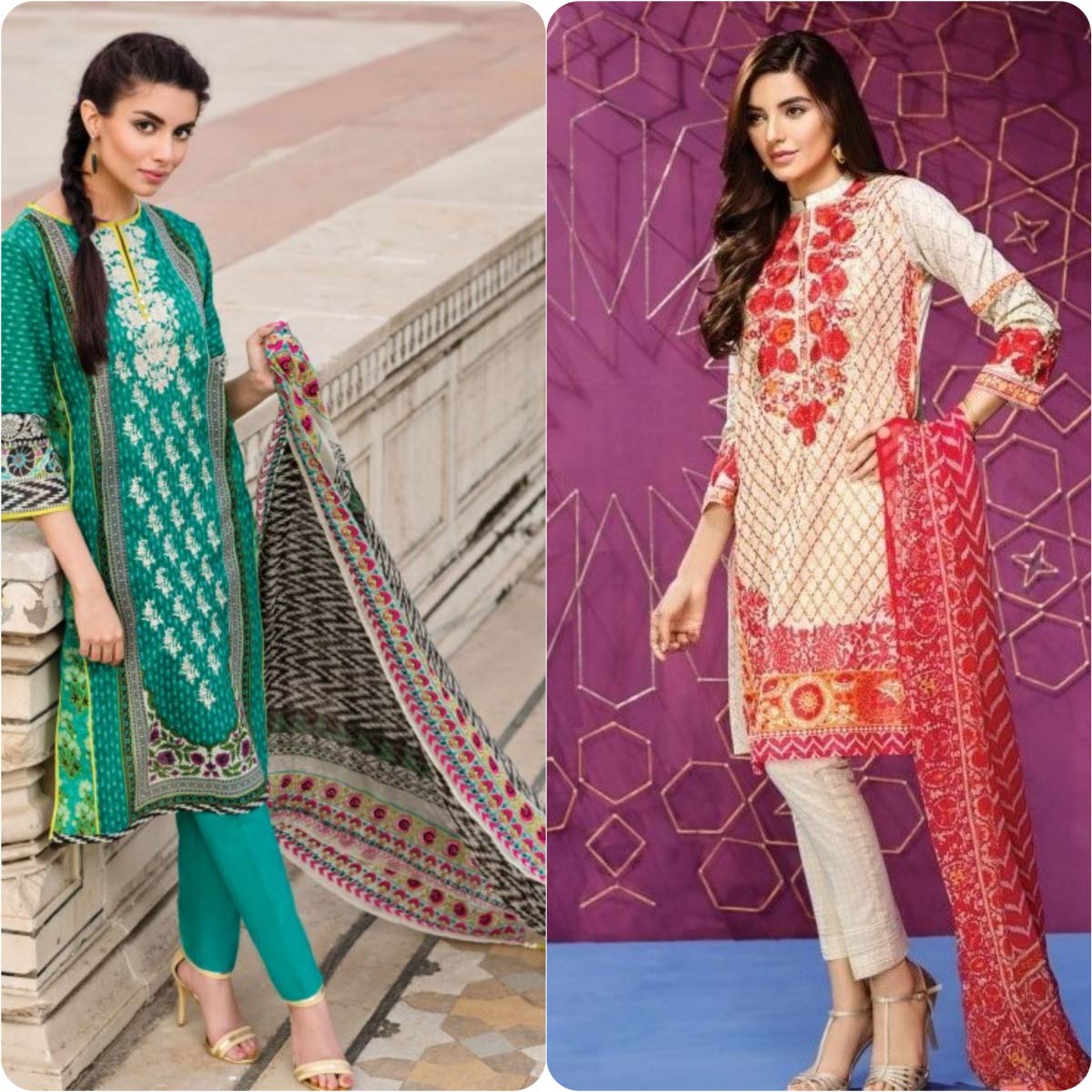 Stylish Embroidered Eid Suits Collection By Khaadi 2016-2017 (14)