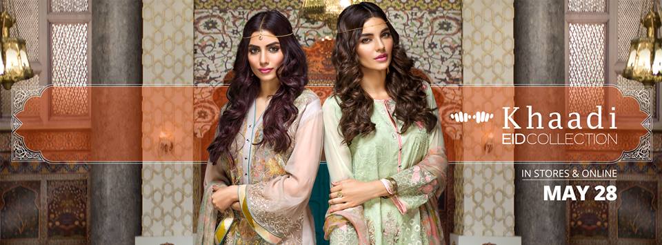 Stylish Embroidered Eid Suits Collection By Khaadi 2016-2017 (15)