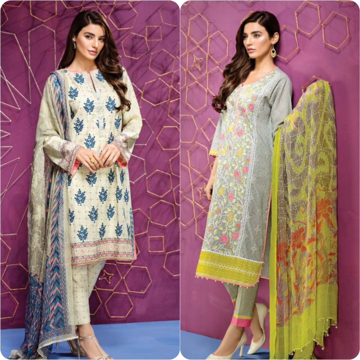 Stylish Embroidered Eid Suits Collection By Khaadi 2016-2017 (16)