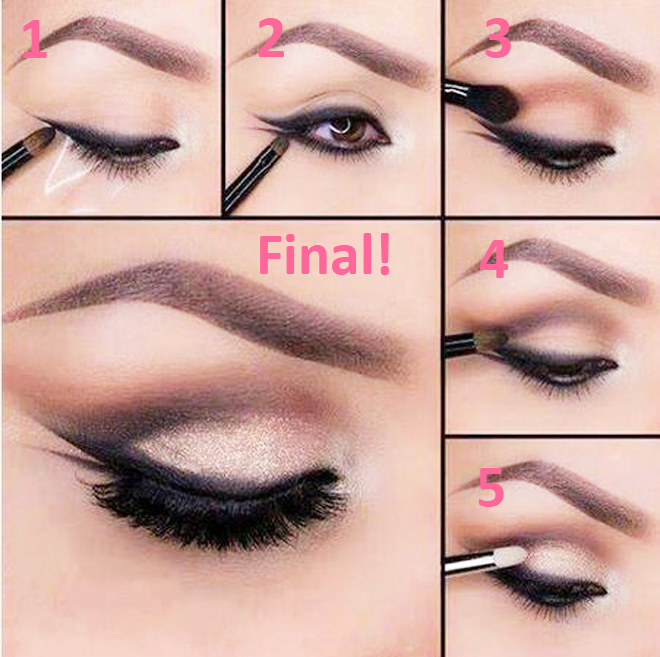 DIY 5 Different Eyeliner Styles For Beginners With Steps & Complete Tutorial (6)