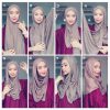 Top 20 latest And Stylish Hijab Tutorial For Girls 2016-2017 (14)
