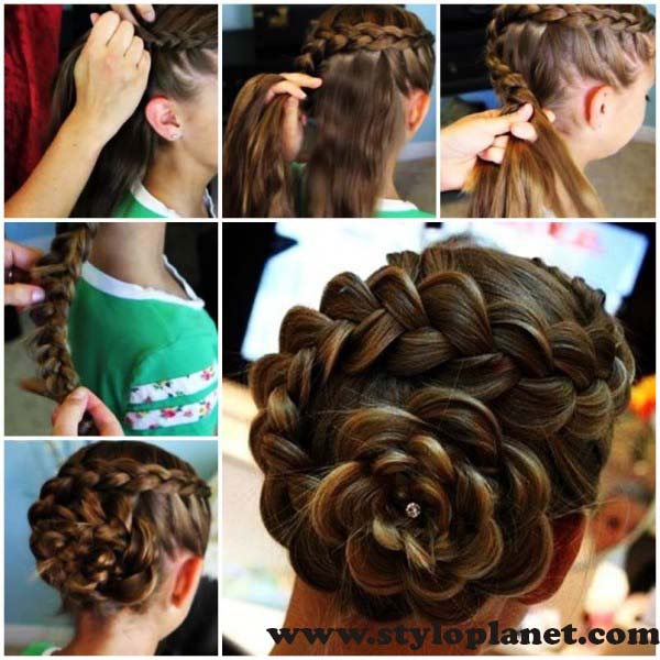 How to Make French Braid? Step by Step French Top Knot Tutorial With Pictures