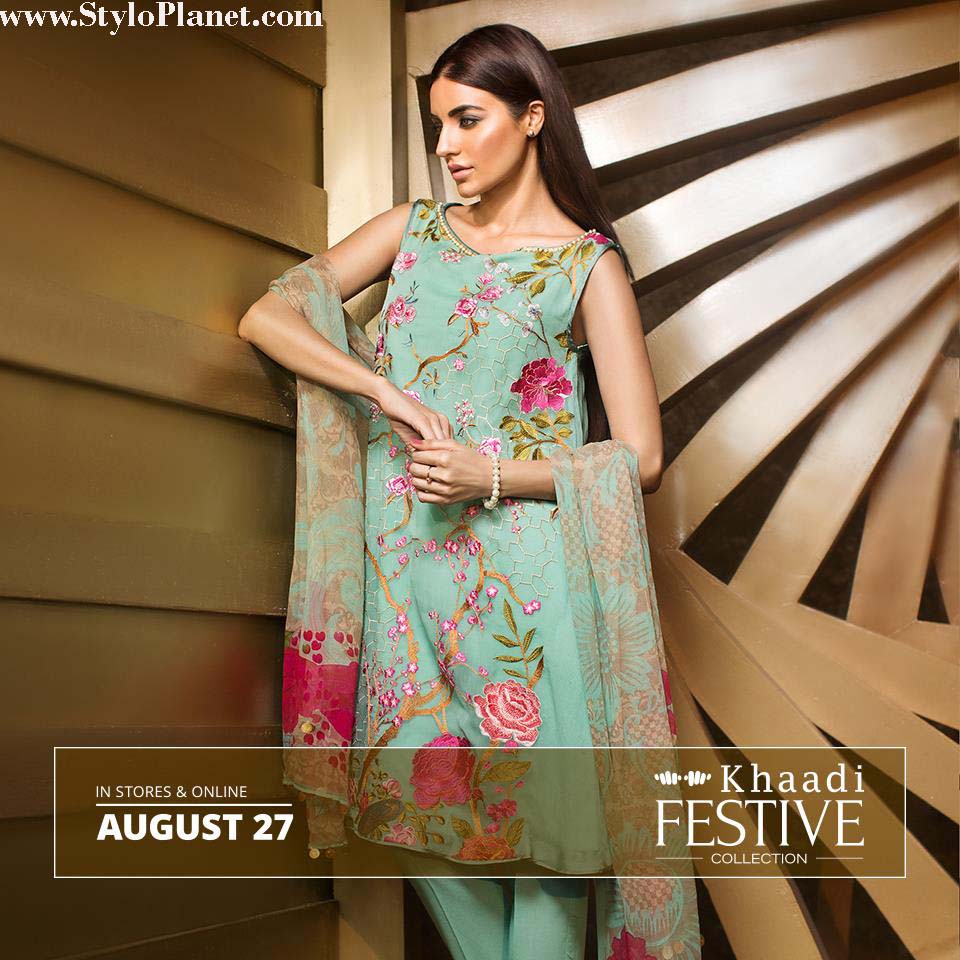 Khaadi Luxrious Festive Eid Collection 2016-2017 Designs for Women (2)