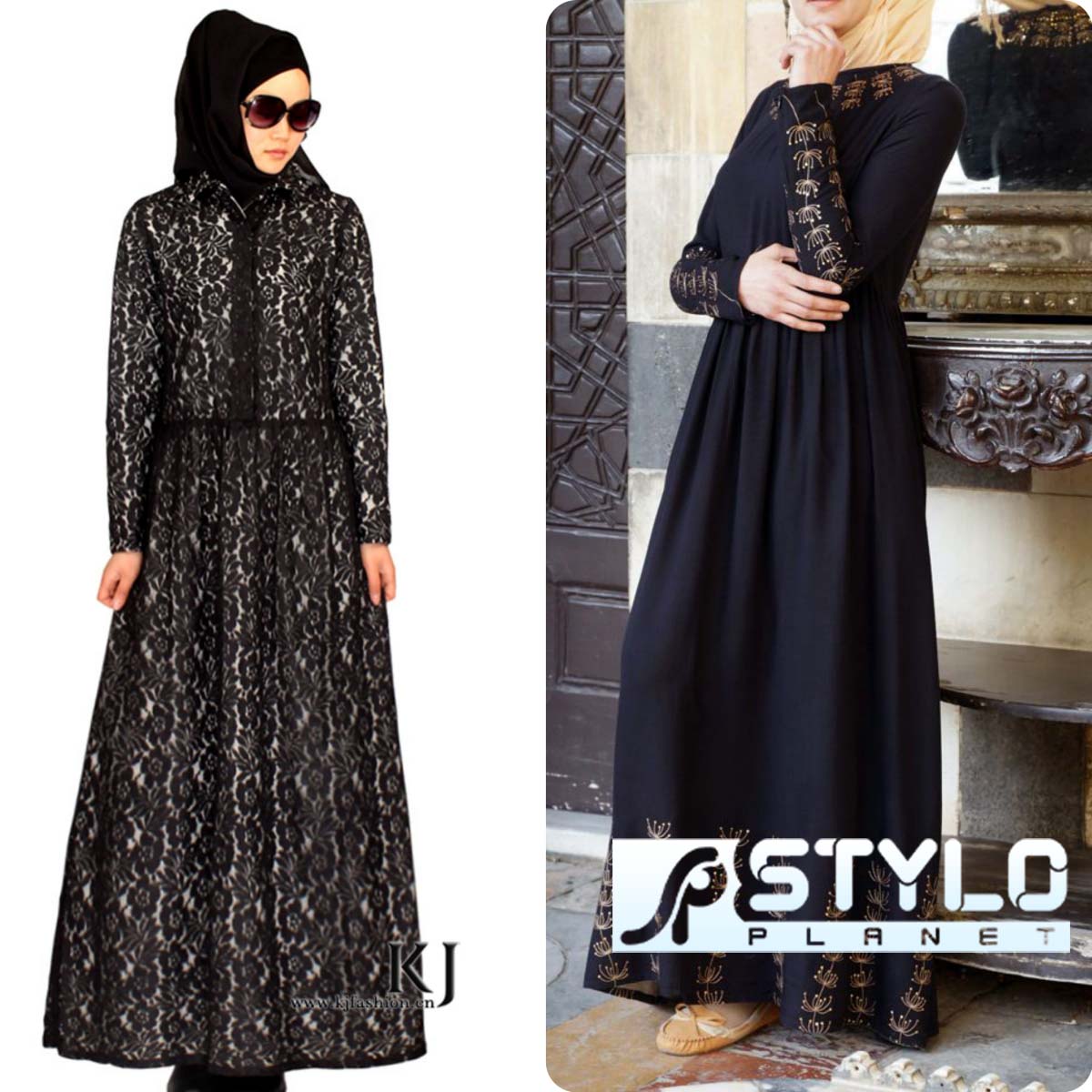 Lace Abaya Designs Latest Collection 2016-2016 for Women (13)