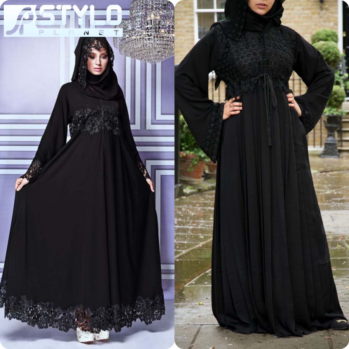 Lace Abaya Designs Latest Collection 2016-2016 for Women (3)