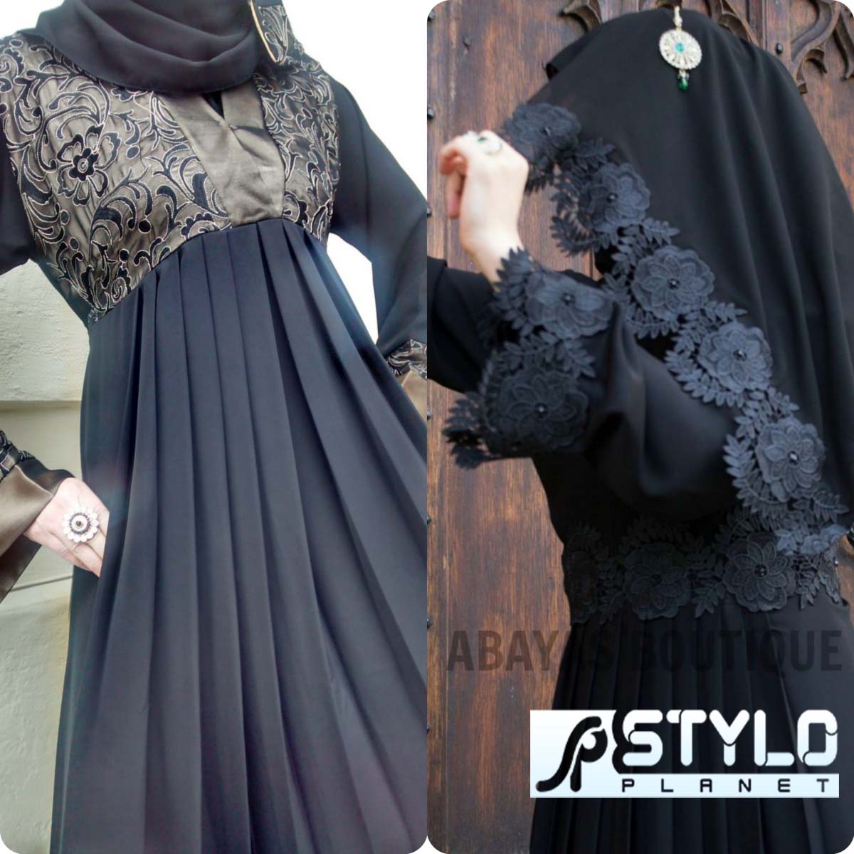 Lace Abaya Designs Latest Collection 2016-2016 for Women (9)