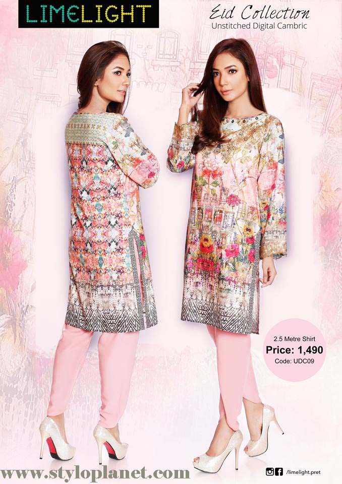 Limelight Unstitched Digital Cambric Eid Collection 2016-2017 (6)