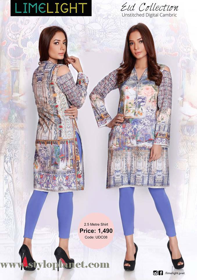Limelight Unstitched Digital Cambric Eid Collection 2016-2017 (8)