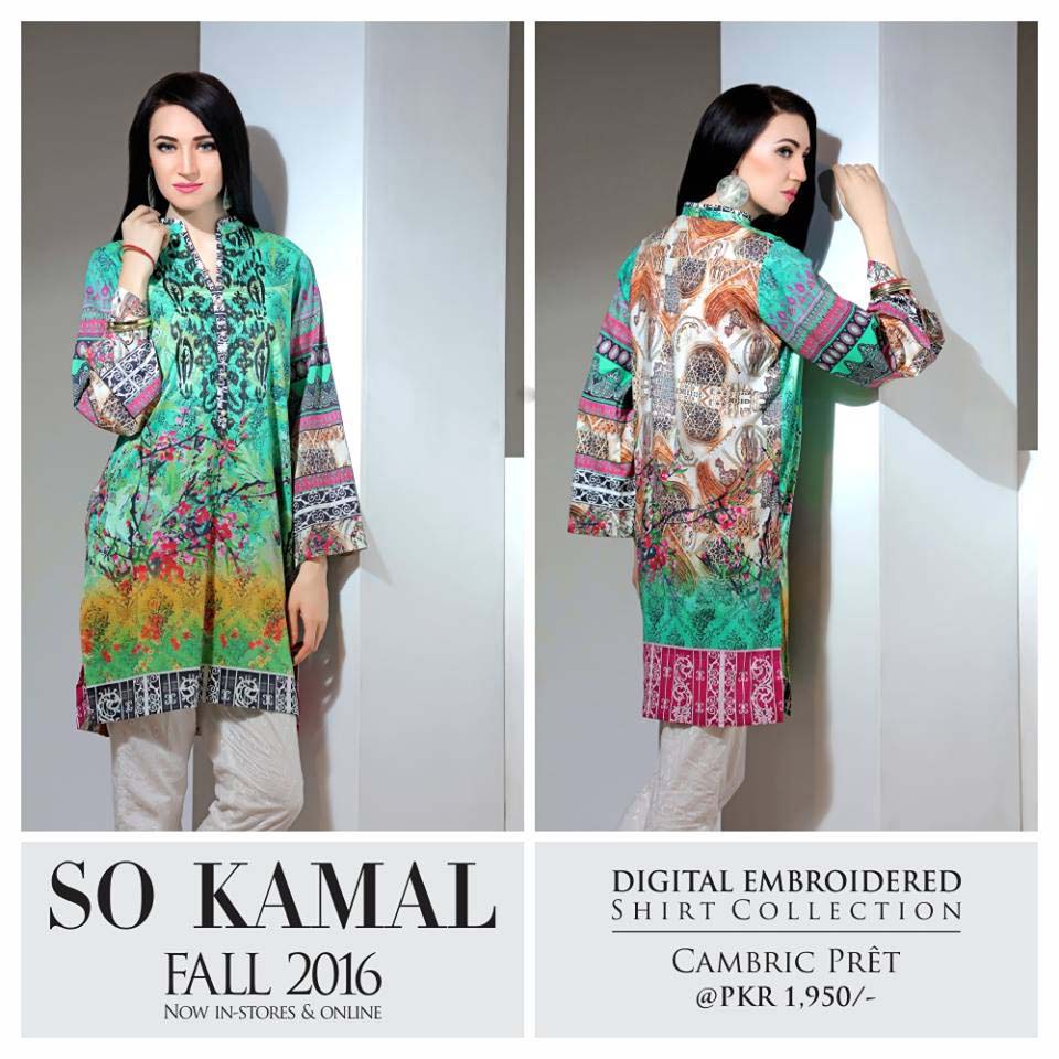 So Kamal Digital Embroidered Shirt Collection 2016-2017 Cambric Pret Dresses (13)