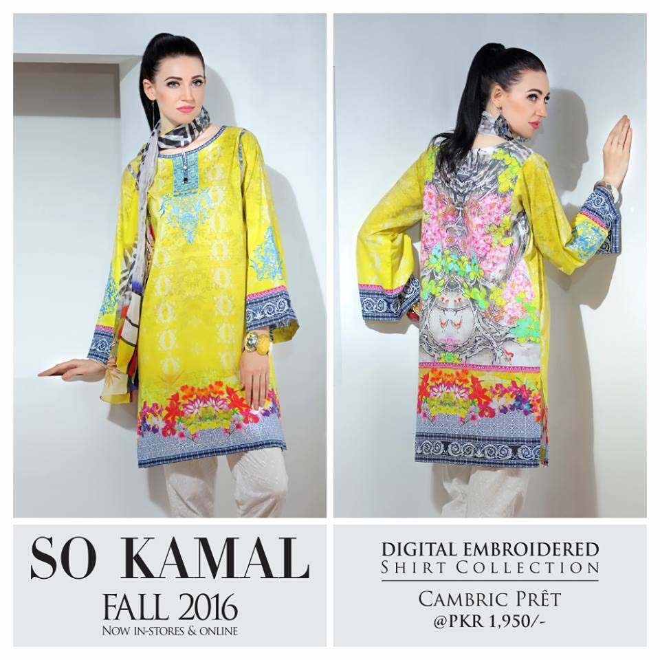 So Kamal Digital Embroidered Shirt Collection 2016-2017 Cambric Pret Dresses (16)