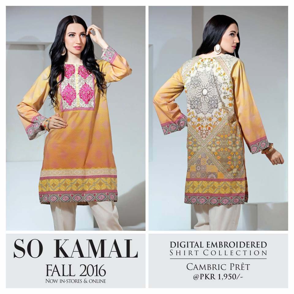 So Kamal Digital Embroidered Shirt Collection 2016-2017 Cambric Pret Dresses (18)