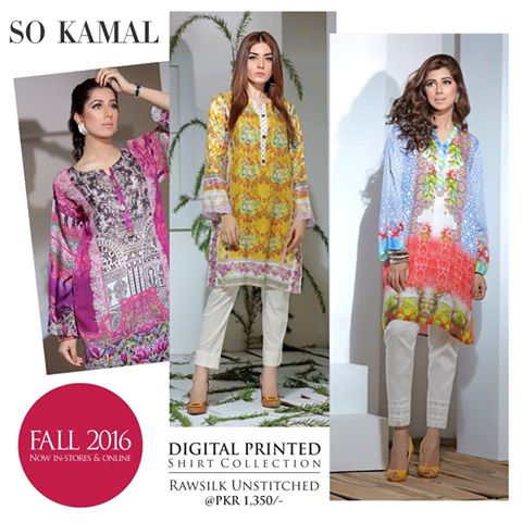 So Kamal Digital Embroidered Shirt Collection 2016-2017 Cambric Pret Dresses (8)