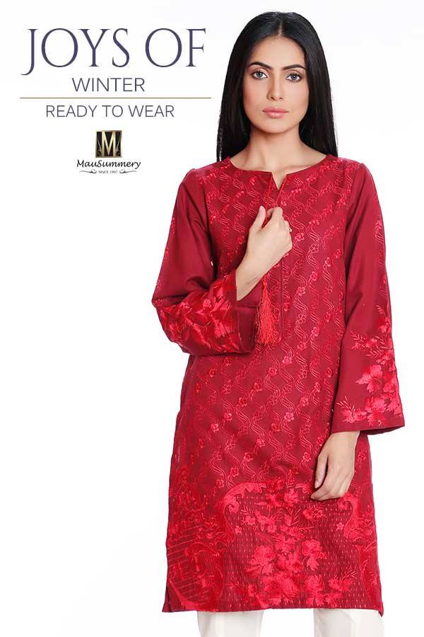 Mausemmery Newest Winter Unstitched and Pret Collection for Women 2016-2017