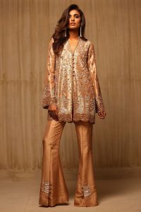 stylish-pakistani-designers-dresses-with-bell-bottom-pantstrousers-2017-1