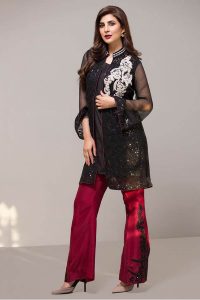 stylish-pakistani-designers-dresses-with-bell-bottom-pantstrousers-2017-1