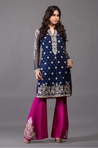 stylish-pakistani-designers-dresses-with-bell-bottom-pantstrousers-2017-5